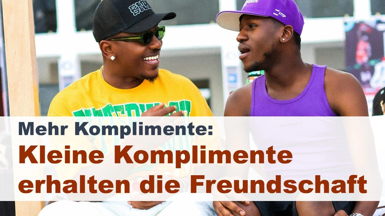 Mehr Komplimente machen: Kleine Komplimente entfachen die Freundschaft. Foto: Shots by Obillizy auf pexels.com (bearbeitet) 