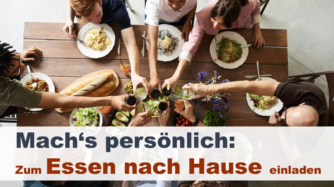 Für Freunde kochen und zur Dir zum Essen einladen - nach Hause. Foto: fauxels auf pexels.com