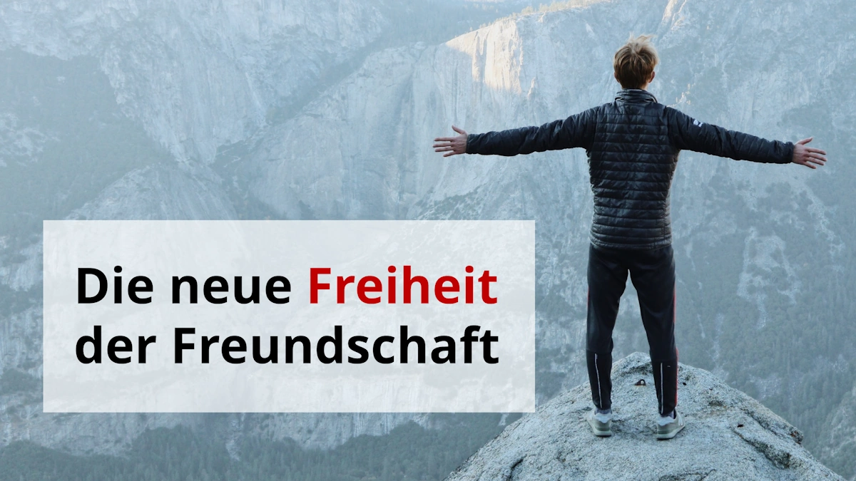Die neue Freiheit der Freundschaft. Foto: Jason Hogan @unsplash - bearbeitet