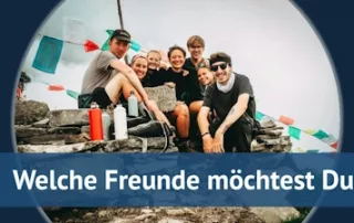 Welche Freunde möchtest Du? - Foto: Tiago Rosado auf unsplash.com (bearbeitet)