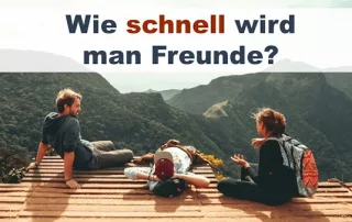 Wie schnell wird man Freunde? Wie schnell entstehen Freundschaften? - Foto: Eddy Billard auf unsplash.com (bearbeitet)