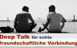 Deep Talk baut freundschaftliche Verbindung auf und erhält die Freundschaft. Echte Freunde haben viel Deep Talk. Foto: Burak Argun auf pexels.com (bearbeitet)
