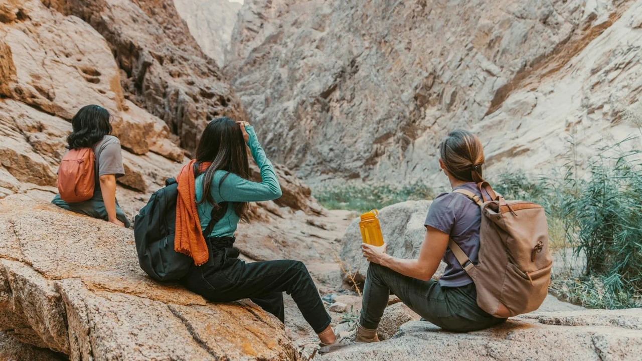 Ein Freundeskreis beginnt: Zu dritt in den Bergen. Foto: Neom auf unsplash.com (bearbeitet) Ein Freundeskreis beginnt: Zu dritt in den Bergen. Foto: Neom auf unsplash.com (bearbeitet)