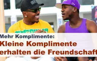 Mehr Komplimente machen: Kleine Komplimente entfachen die Freundschaft. Foto: Shots by Obillizy auf pexels.com (bearbeitet)